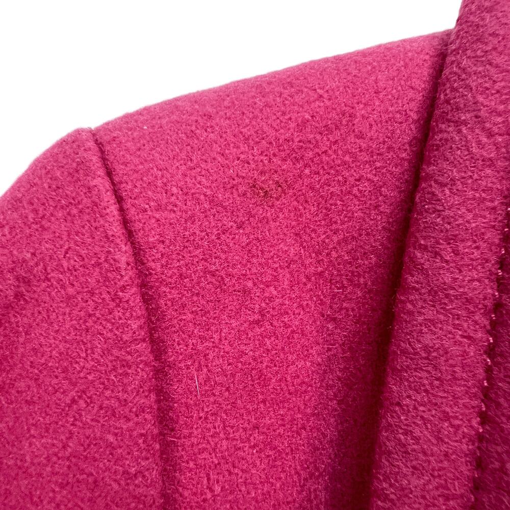 Vintage Y2K J.Crew Wool Peacoat Womens TM Pink Thinsulate Double Breasted Coat - Picture 10 of 16